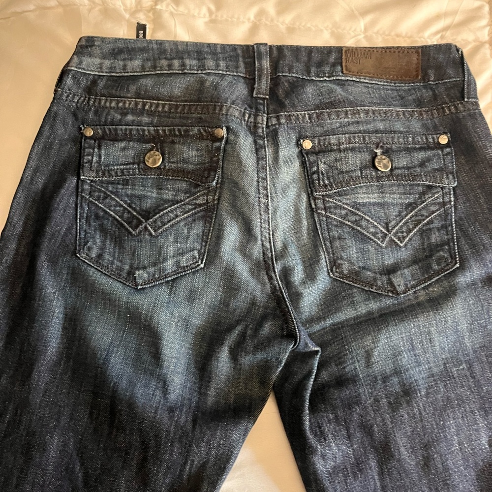 William Rast Blue Jeans - Low Rise, Bootcut - Size 28